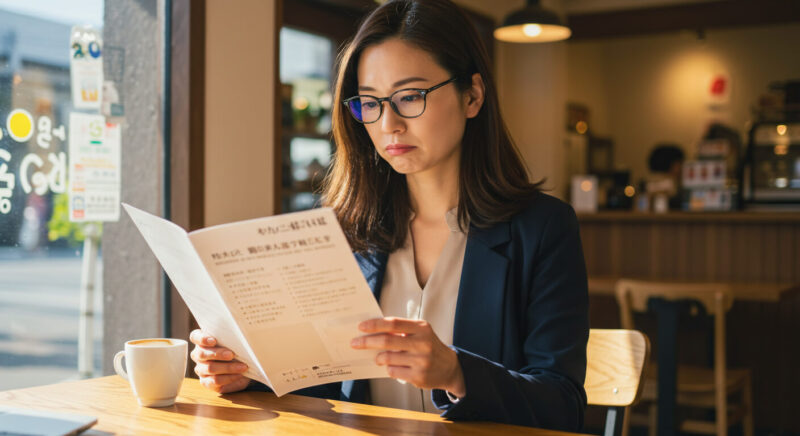 険しい顔の女性