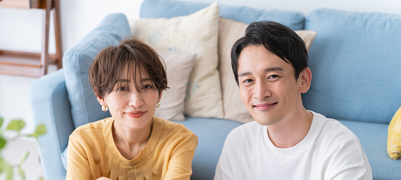 向き合う