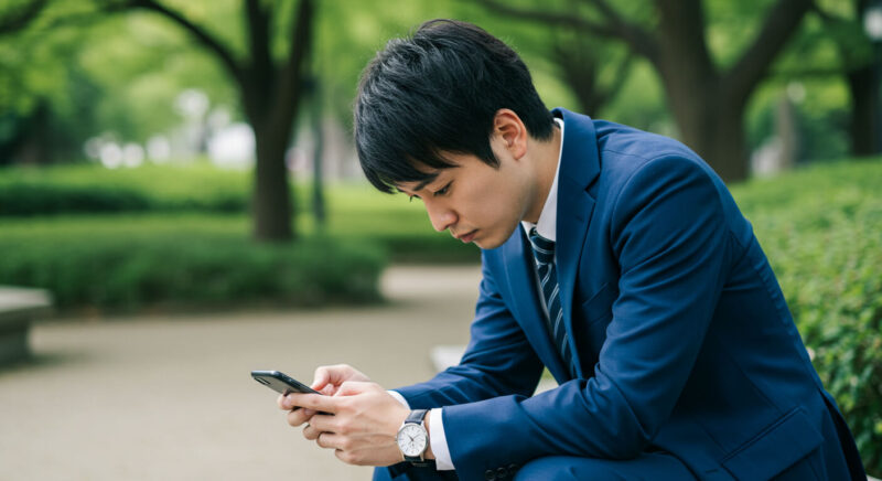 落胆する男性