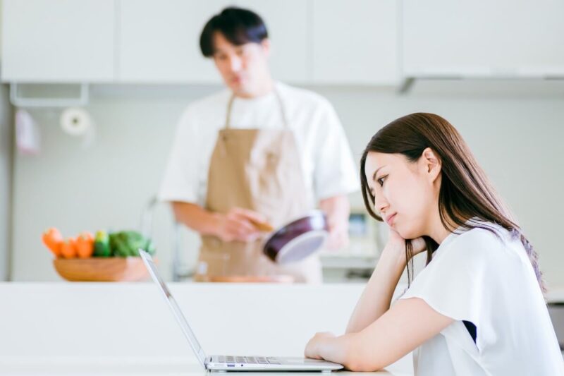 妻に不信感